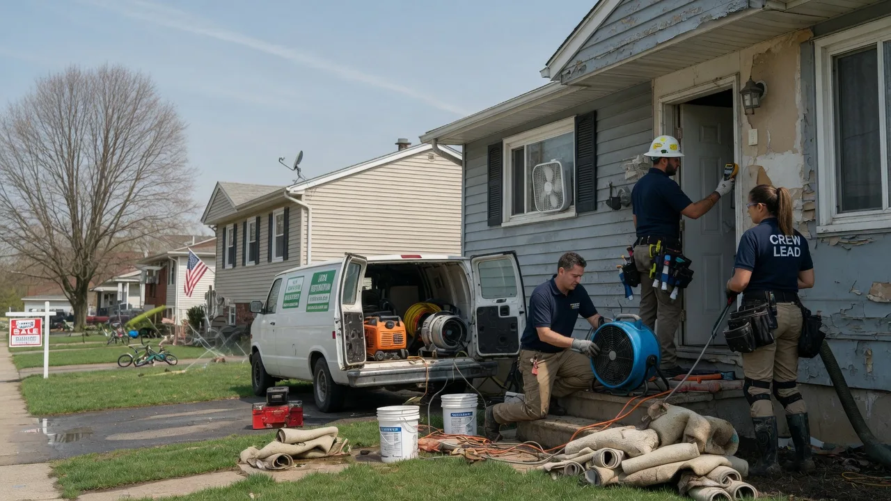 Flood Cleanup in Joint Base Mdl, NJ near me
